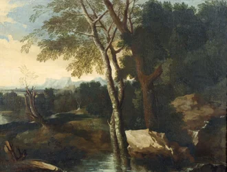 Paisaje con un Arroyo